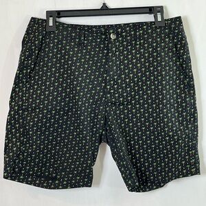 Slate & Stone Men’s Shorts Casual Linen Black Green Brown Sz W30 READ